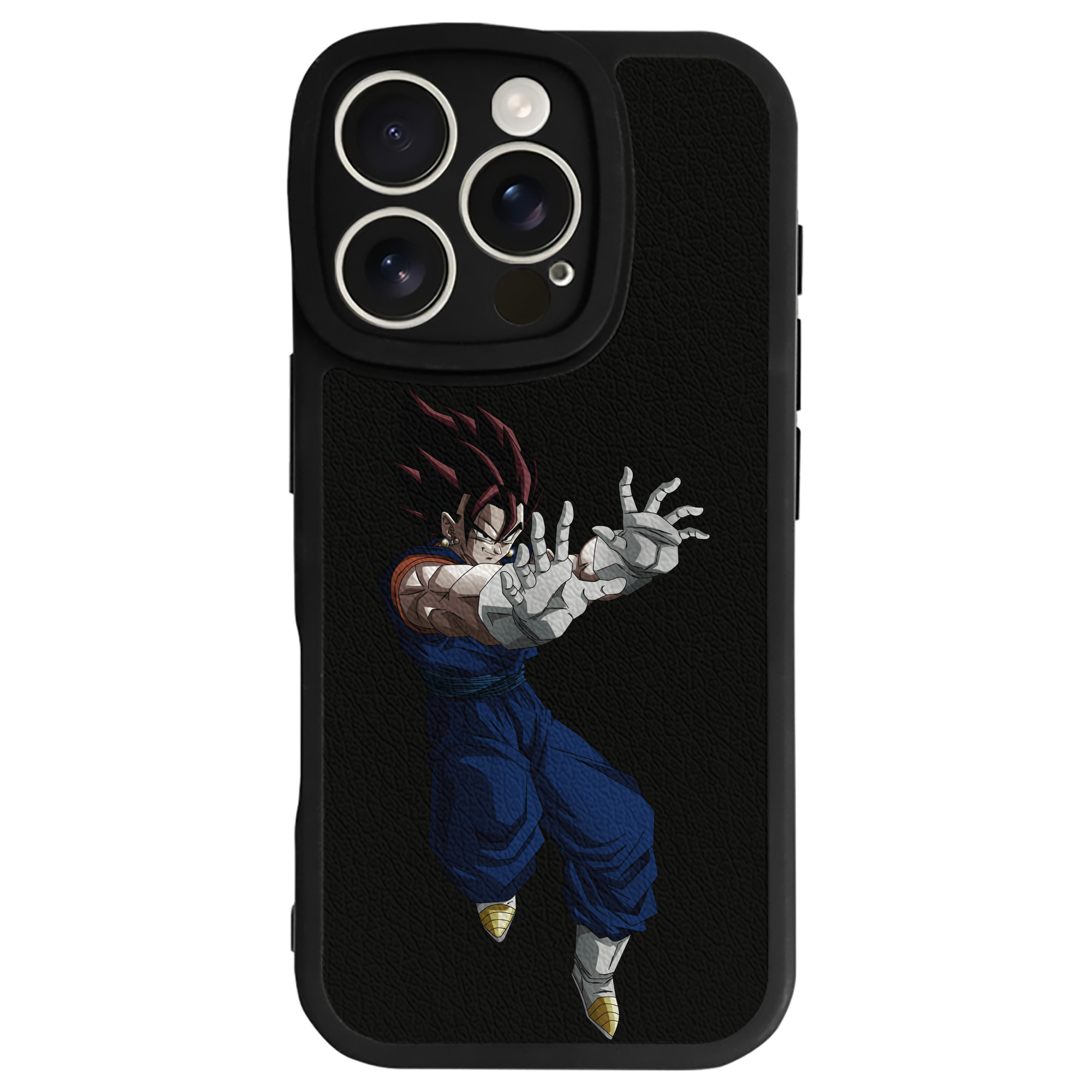 （画像用） ドラゴンボール ベジット DRAGON BALL Vegetto 【iPhone 16シリーズ対応】シリコンスマホケース（レザー調） 材質：シリコン